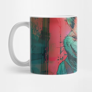 Pink Rabied Rabbit Bunny Mug